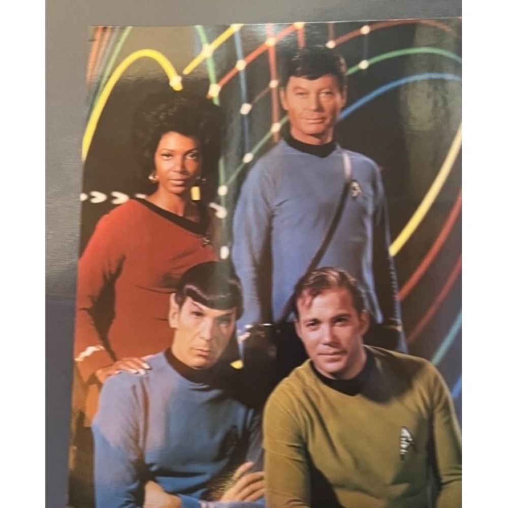 Star Trek TV show postcard